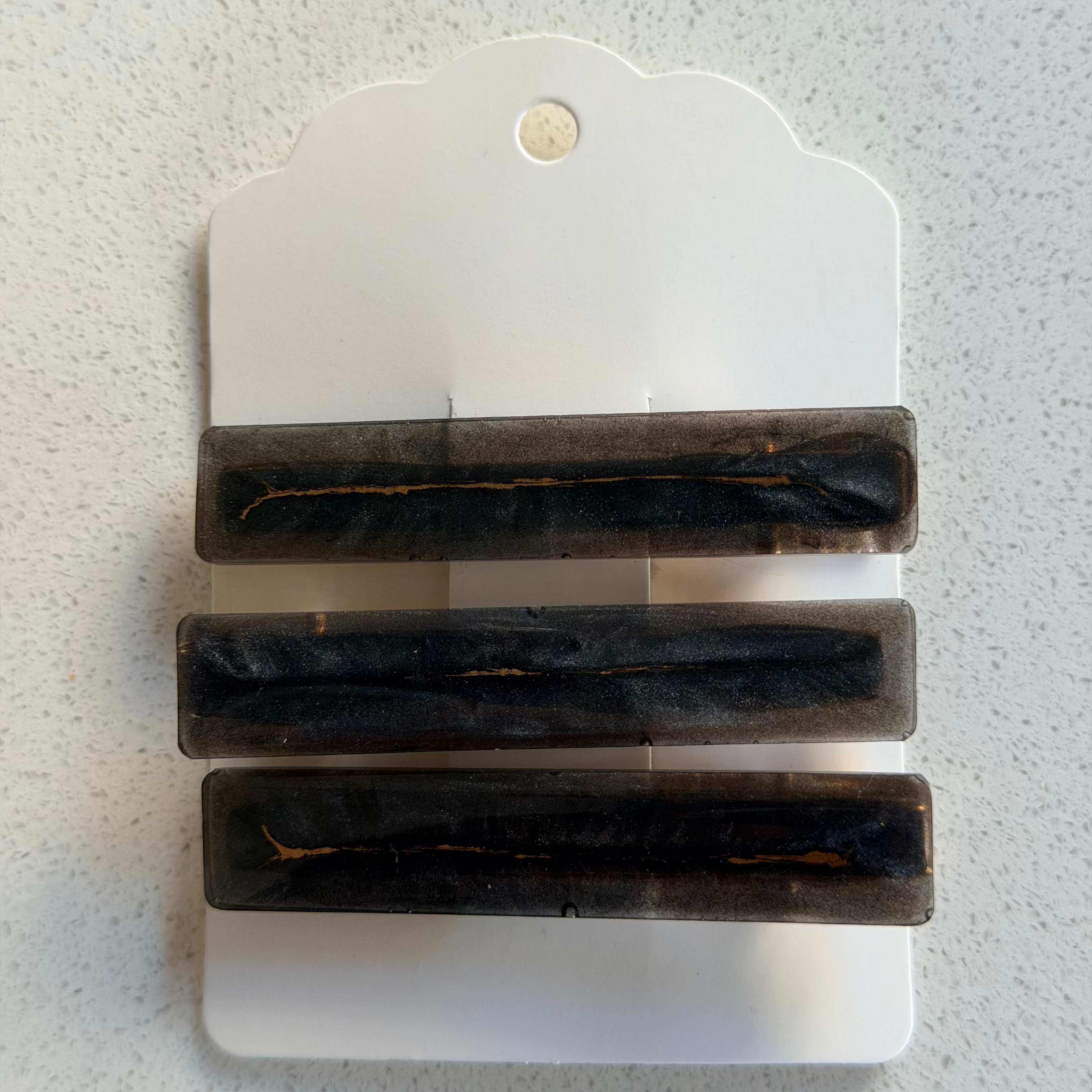 Hair Clips- Black 3 Pieces set