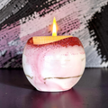 Curved Candle Holder- Pink
