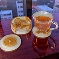 Coaster set- Round- Dried orange slices