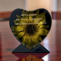 Heart- Black- Preserved Gerbera