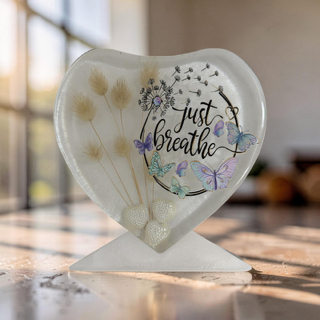 Heart preserved Flowers - Just Breathe